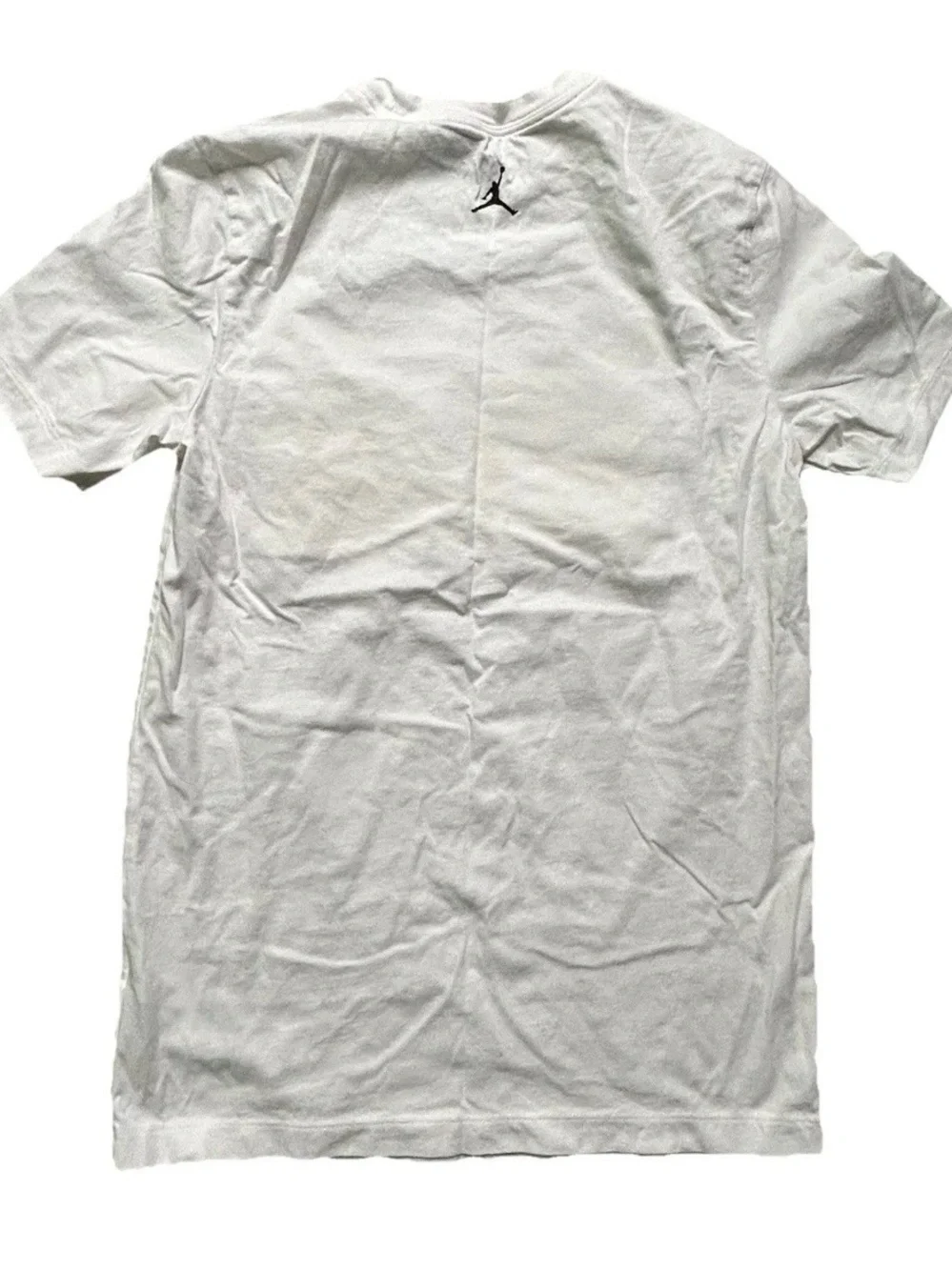 Men’s Air Jordan White Short Sleeve T Shirt Nike Logo Size Small